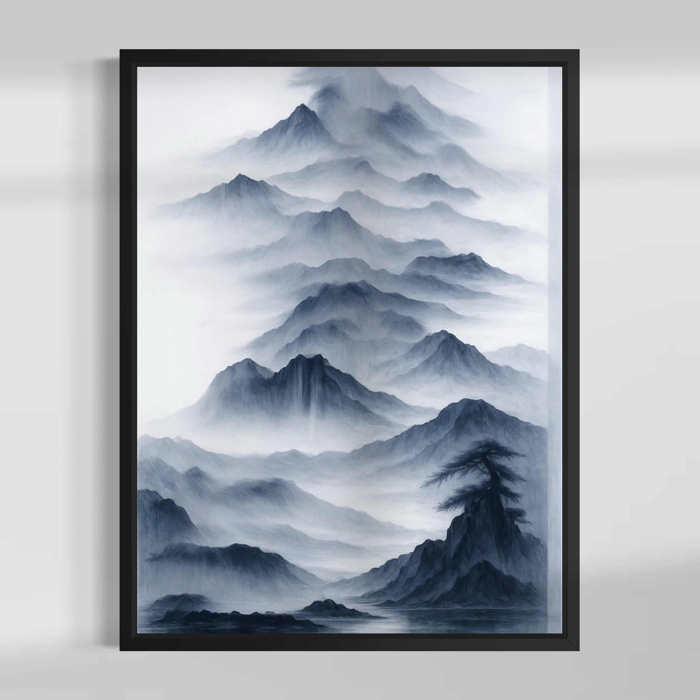 Veiled mountains